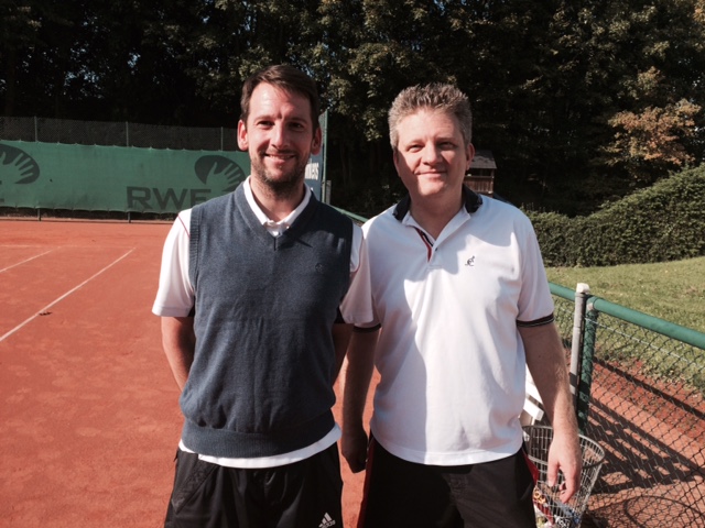 Guido Quirmbach (links) vs. Dominik Peters (rechts) 6:4, 6:7, 6:3